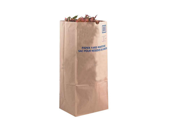 Sacos de papel kraft marrom biodegradável abertura fácil