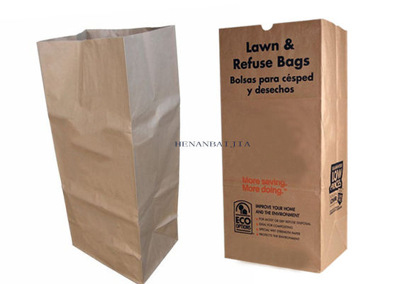 o gramado resistente dos sacos de papel do gramado 25Kg recusa o saco de papel de Multiwall Kraft