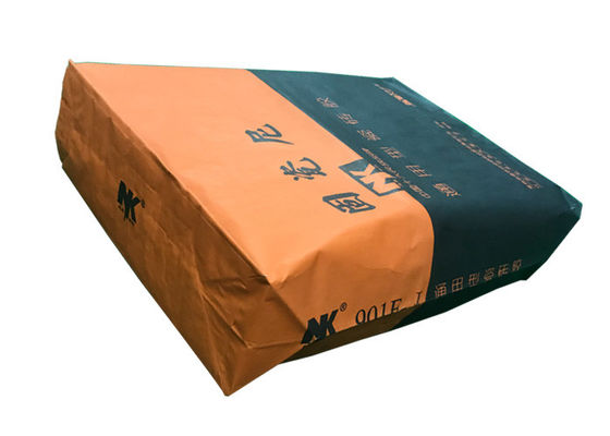 Papel de parede personalizado do logotipo 25kg o multi despede os sacos de empacotamento 50kg do cimento da válvula de Kraft