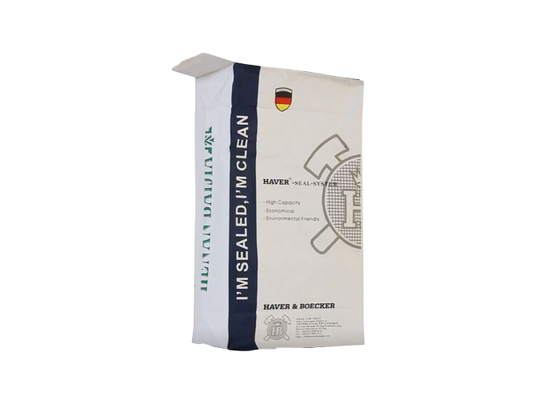 Saco colado biodegradável feito sob encomenda da válvula da impressão com o filme do PE ou o forro opcional do PE