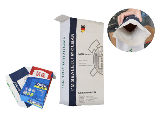 Produto comestível de empacotamento da proteção da umidade do saco 10Kg 25kg 50kg Multiwall da farinha de trigo do papel de embalagem