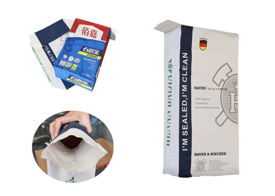 válvula colada Multiwall de 20kg 25kg saco de papel industrial