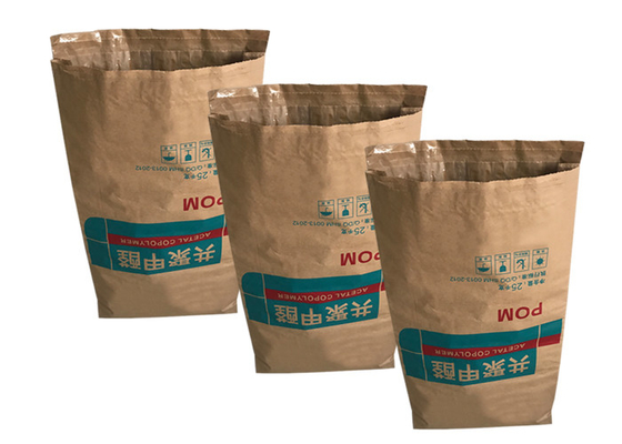 25kg 20kg 2 de 3 camadas + forros do PE de Multiwall dos sacos de papel de Brown de papel de embalagem sacos da camada ou