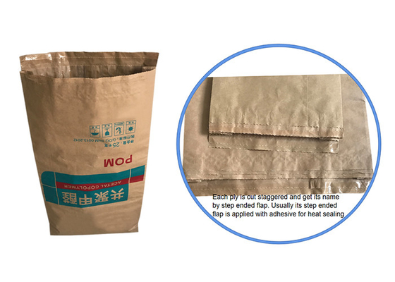 Sacos de alimentação animais das aves domésticas do saco de alimentação do cavalo dos sacos de papel de Kraft da alimentação do cão