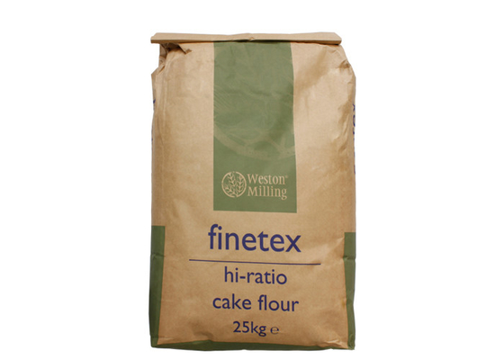 Saco de papel inferior liso de Kraft de 3 camadas para o empacotamento químico dos materiais do carvão vegetal