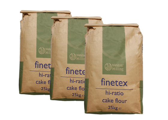 Os sacos de papel personalizados de Multiwall Kraft pulverizam os ingredientes de alimento usados
