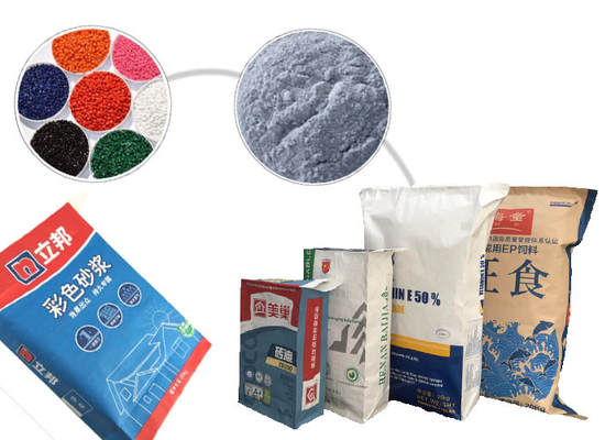 Sacos de papel colados personalizados 20kg 25kg de Multiwall da válvula para o pó químico