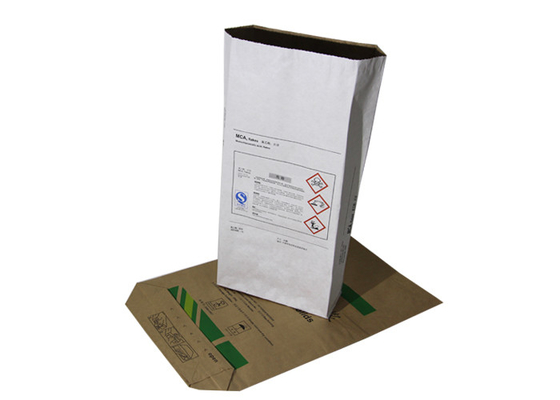 Carga das camadas 20kg dos sacos de papel M Folded 1-3 de Kraft da grande capacidade que carrega o saco