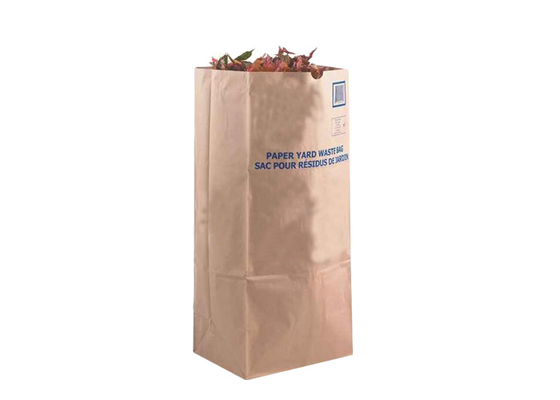 Logo Lawn Paper Bags feito sob encomenda uma grande capacidade de 30 galões