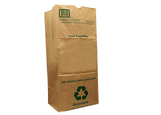 Os sacos de papel feitos sob encomenda Brown Flexo biodegradável do gramado de Multiwall imprimem os sacos de papel da recusa