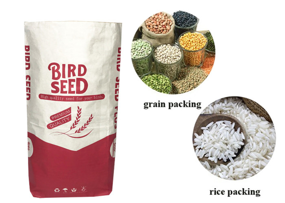 Sacos de papel de Multiwall Kraft da dupla camada para Cat Litter Animal Feed Packaging