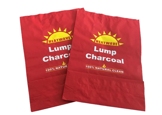 Sacos feitos sob encomenda do carvão vegetal 5kg dos sacos de papel a favor do meio ambiente de Multiwall