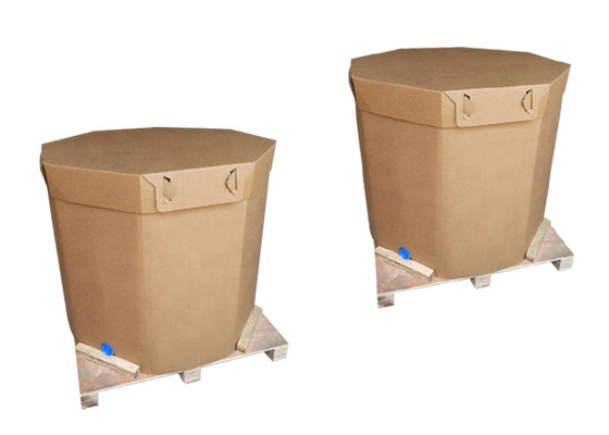 Pacote líquido cúbico IBC de papel Tote With Line Bag do óleo de coco do tanque de 1000l IBC