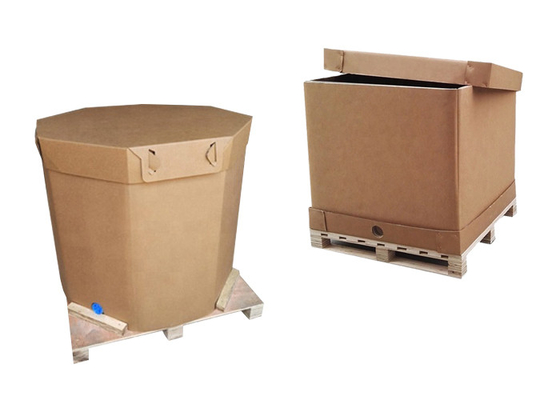 saco de papel do forro do Pe do recipiente do produto comestível IBC de 220L 1000L 1600L 1800L com válvula