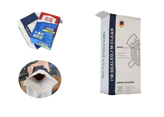 Sacos de papel colados químicos absorventes 15kg 20kg de Multiwall da válvula do derramamento líquido