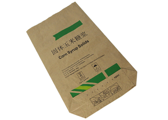 Bolsas de papel industrial personalizadas Opções de impressão de várias espessuras