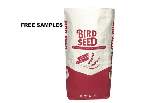 Saco de empacotamento de papel absorvente impresso feito sob encomenda 15kg 20kg do derramamento líquido