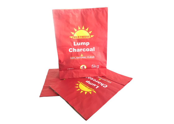 Camada múltipla Logo Size feito sob encomenda dos sacos de papel de Multiwall Kraft do carvão vegetal
