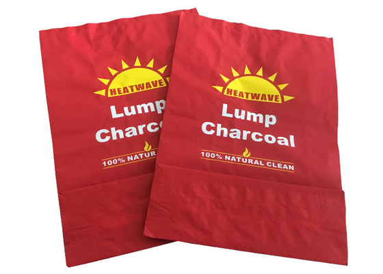 Saco de papel personalizado de Kraft para o carvão amassado da serragem da folhosa do carvão vegetal do ASSADO do insurreto