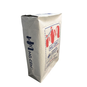 saco de papel de embalagem feito sob encomenda da válvula 20kg para o esparadrapo da telha com seu próprio logotipo